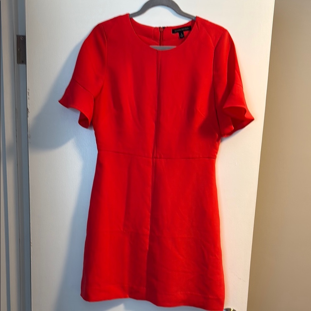 Banana Republic Coral Red Dress Size 6 with Pockets